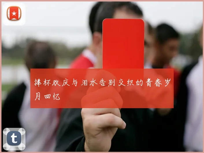 捧杯欢庆与泪水告别交织的青春岁月回忆